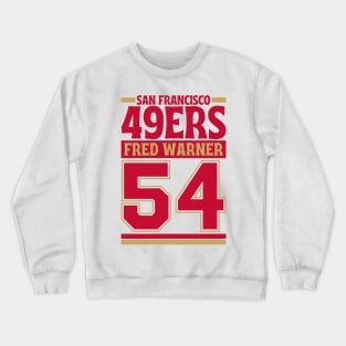 San Francisco 49ERS Warner 54 Edition 3 Crewneck Sweatshirt